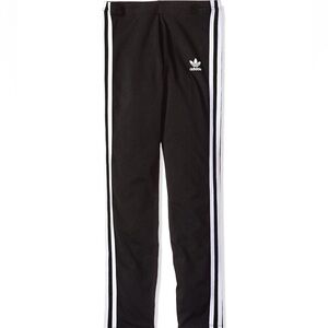 adidas 3 stripe girls leggings NWT